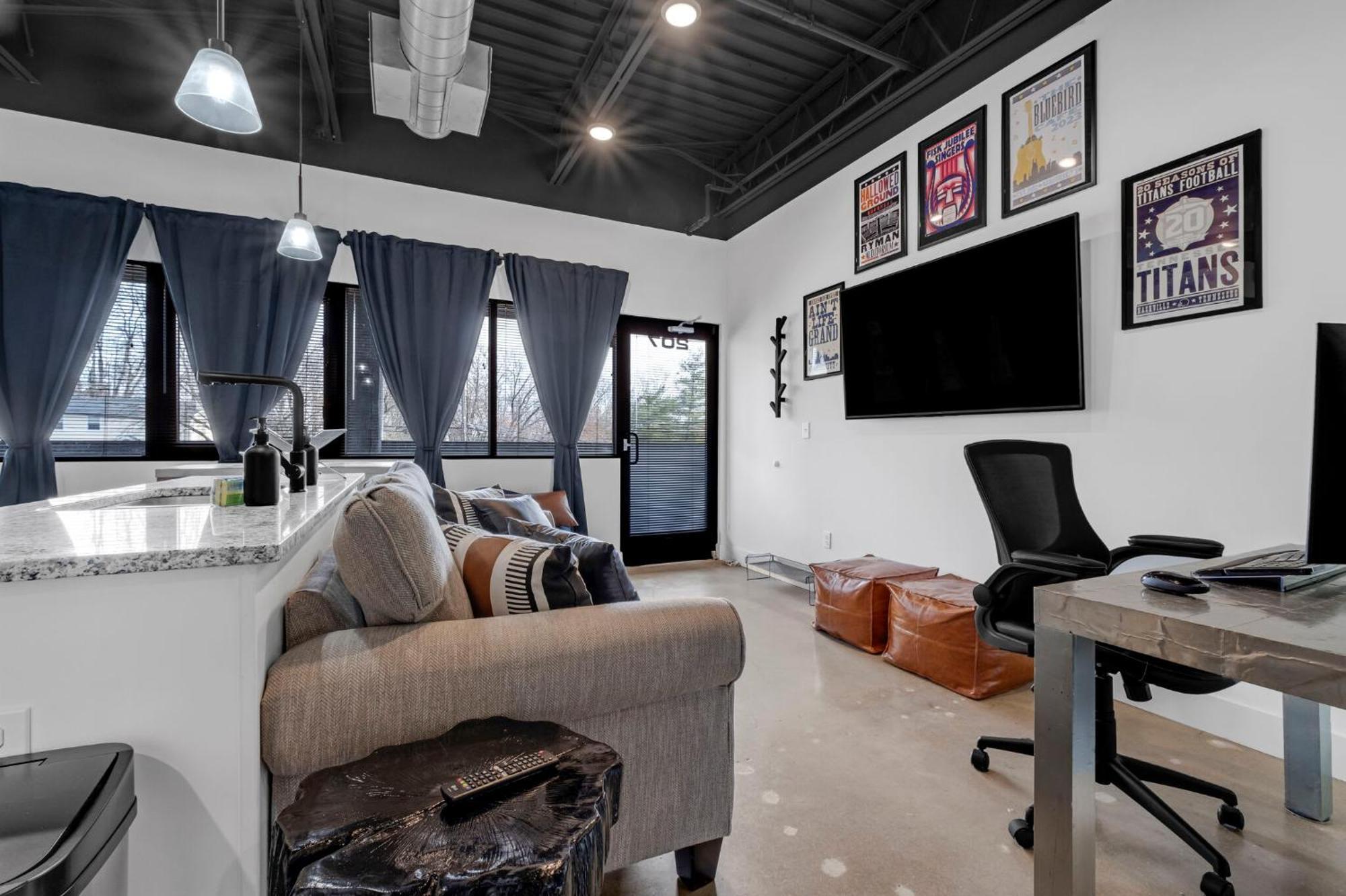 New Studio Sleeps 4 - 7 Mins To Dwtn ナッシュビル エクステリア 写真